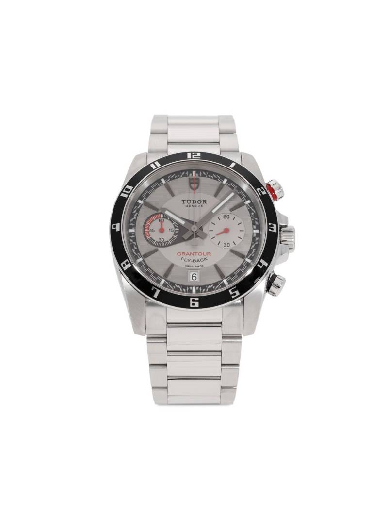 TUDOR 2013 pre-owned Grantour Flyback 42mm - Grey von TUDOR