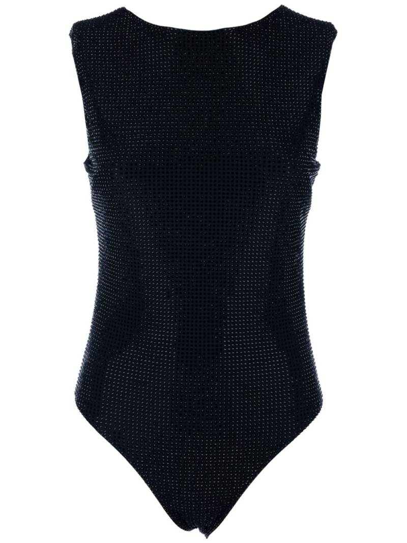 TWENTY FOURHAITCH crystal embellished body - Black von TWENTY FOURHAITCH