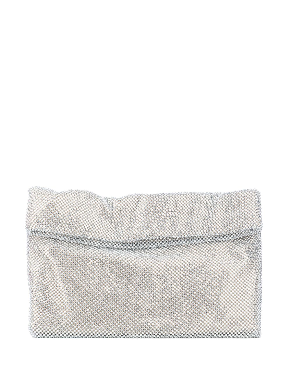 TWENTY FOURHAITCH crystal embellished clutch bag - Silver von TWENTY FOURHAITCH