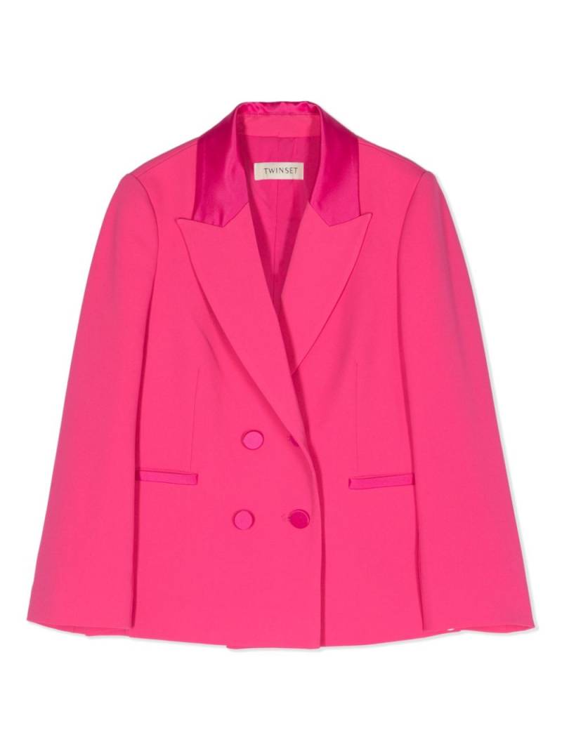 TWINSET Kids double-breasted blazer - Pink von TWINSET Kids