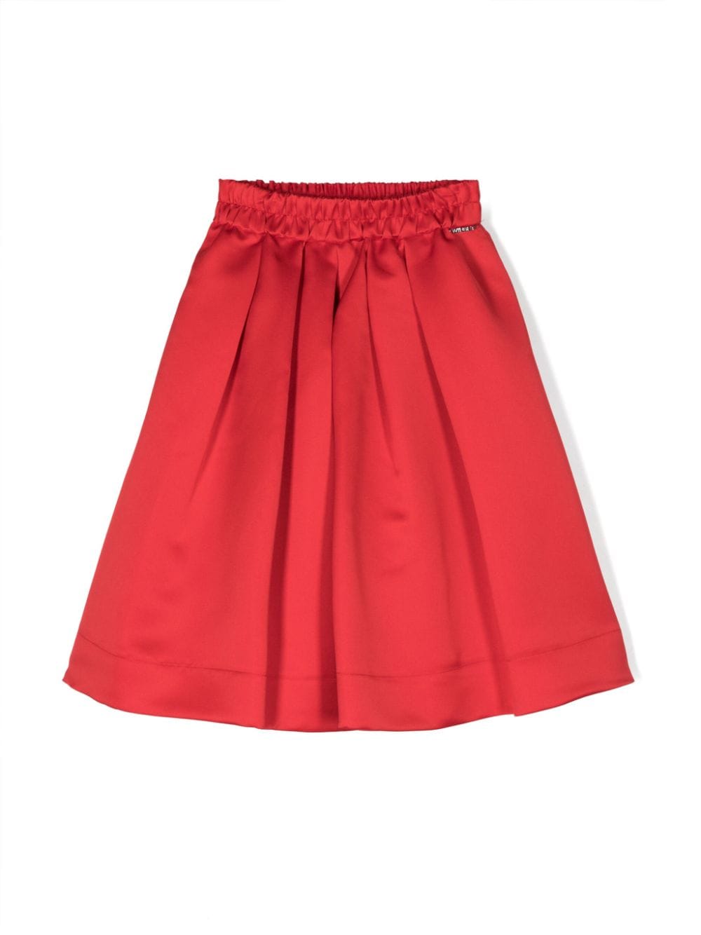 TWINSET Kids pleat-detailing A-line skirt - Red von TWINSET Kids