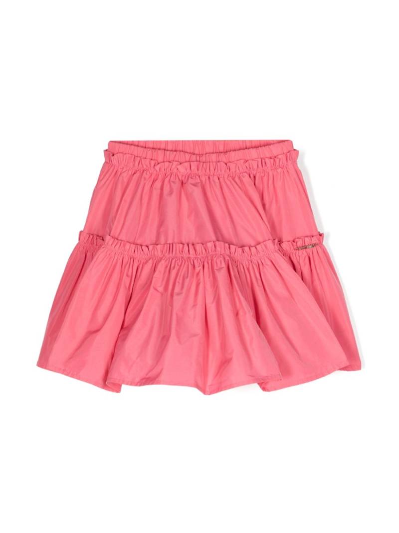 TWINSET Kids ruffle-detail taffeta skirt - Pink von TWINSET Kids