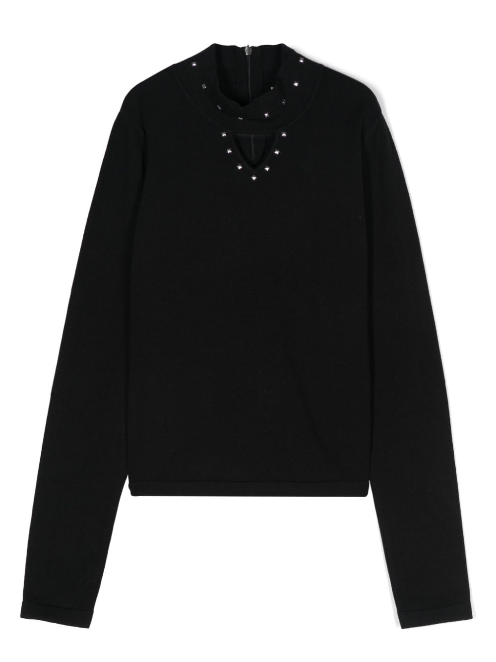 TWINSET Kids stud-detail blouse - Black von TWINSET Kids