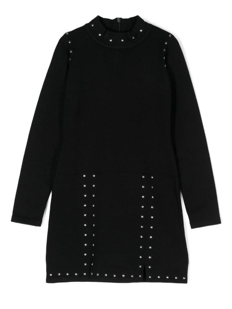 TWINSET Kids stud-embellished dress - Black von TWINSET Kids