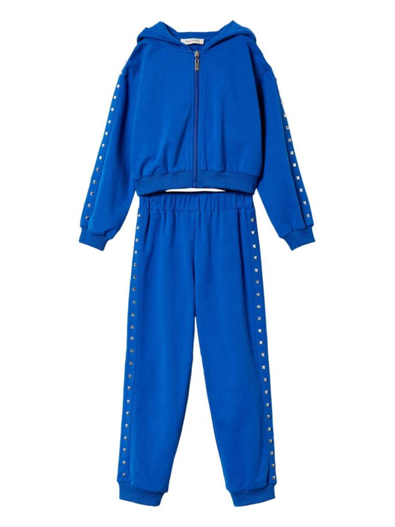 TWINSET Kids studded tracksuit - Blue von TWINSET Kids