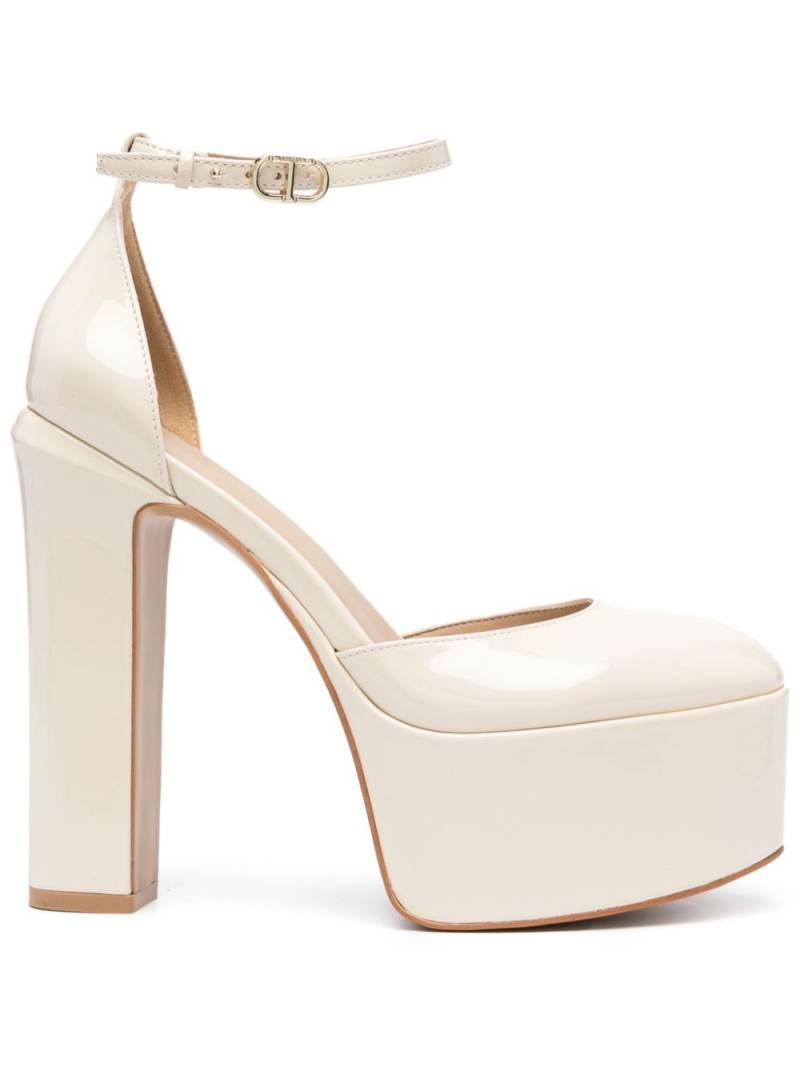 TWINSET 150mm platform-sole pumps - Neutrals von TWINSET