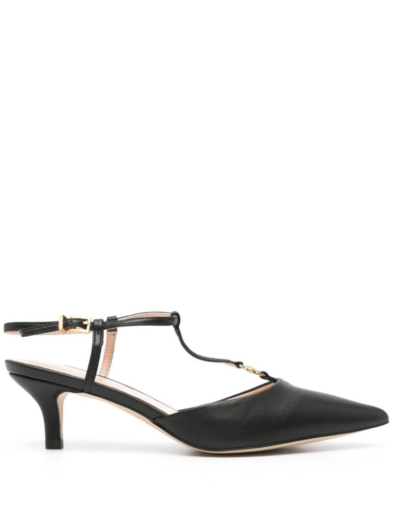 TWINSET 65mm faux-leather pumps - Black von TWINSET