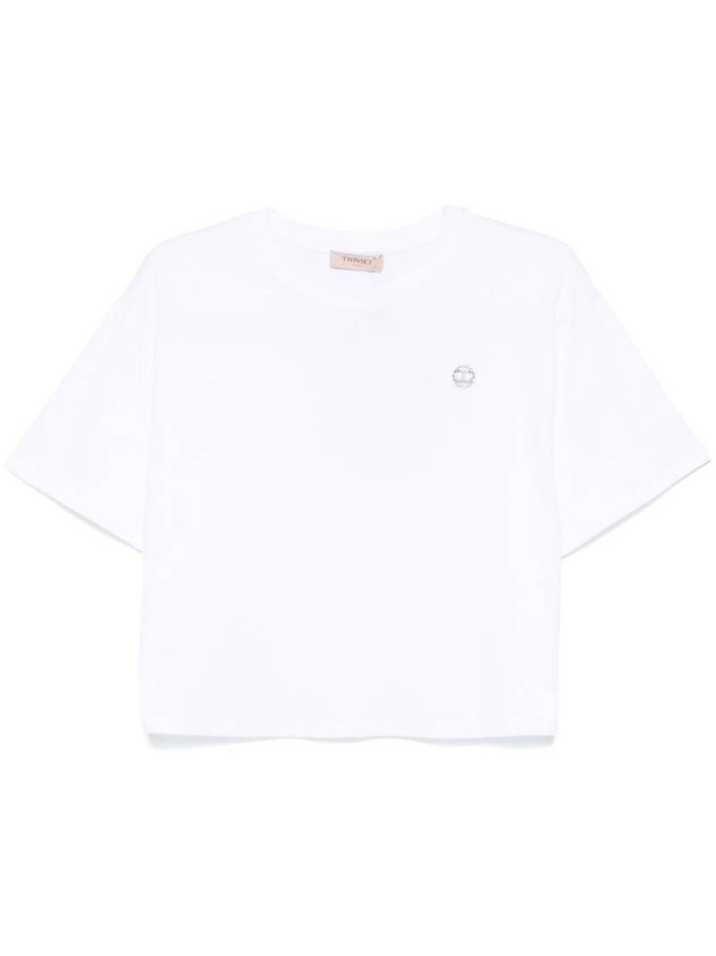 TWINSET Oval T T-shirt - White von TWINSET