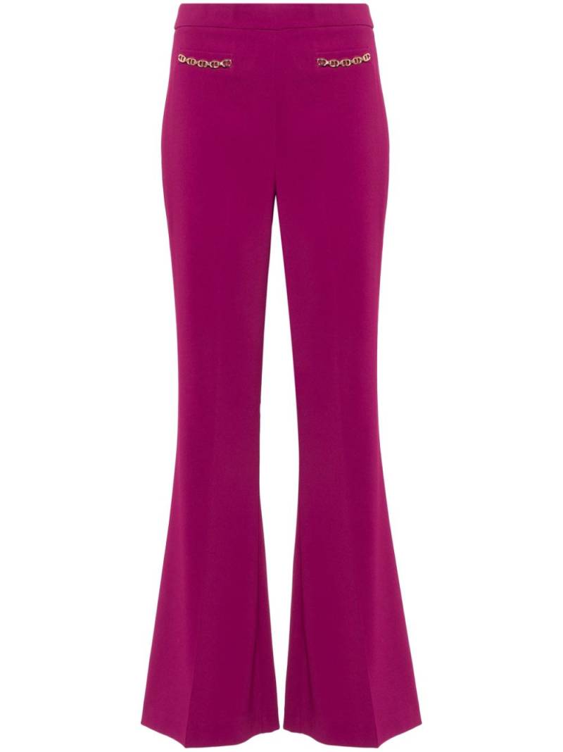 TWINSET Oval T-chain trousers - Purple von TWINSET