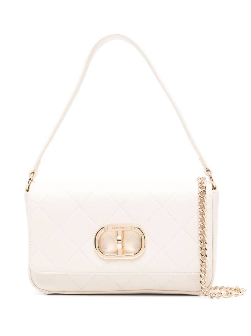 TWINSET Oval-T shoulder bag - Neutrals von TWINSET