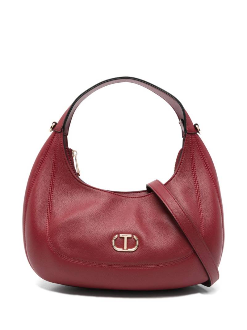 TWINSET Oval T tote bag - Red von TWINSET