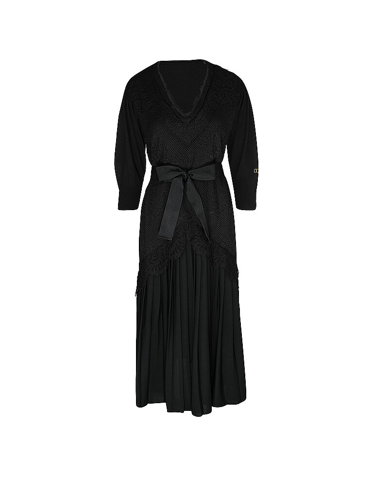 TWINSET Strickkleid schwarz | S von TWINSET