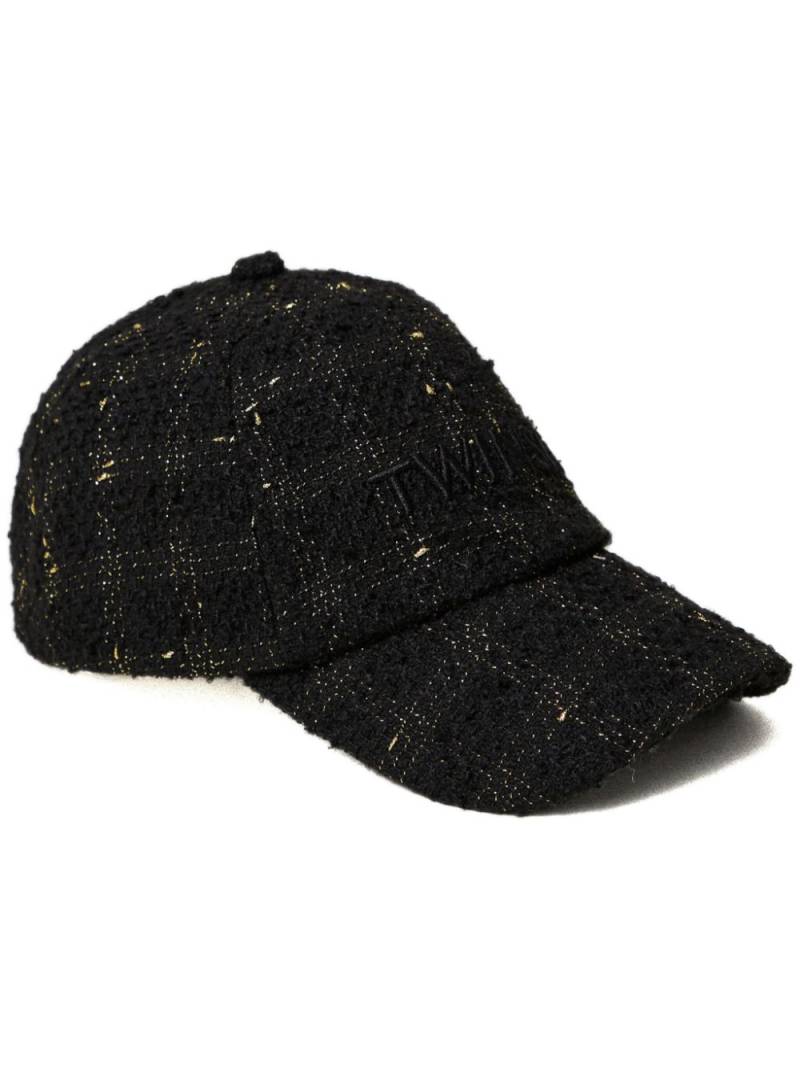 TWINSET bouclé cap - Black von TWINSET