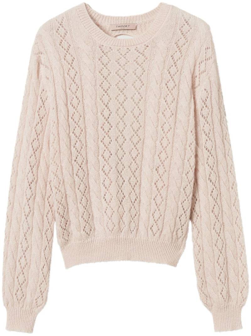 TWINSET cable-knit jumper - Neutrals von TWINSET