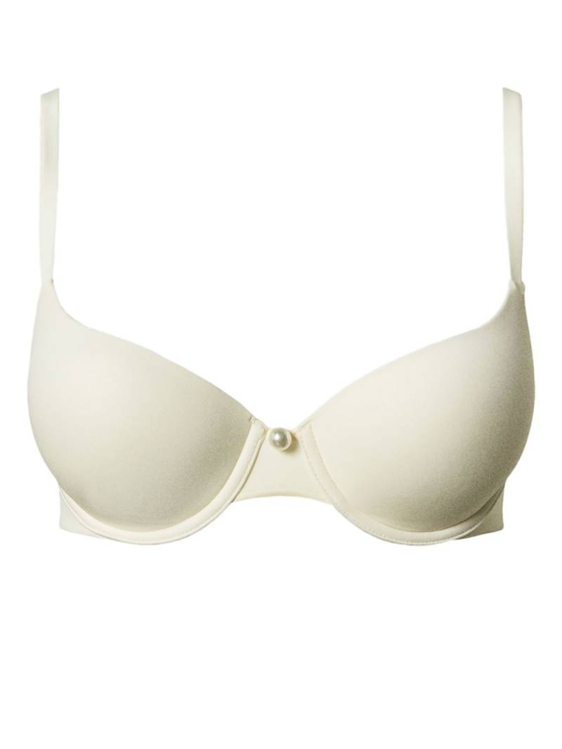 TWINSET charmeuse push-up bra - White von TWINSET