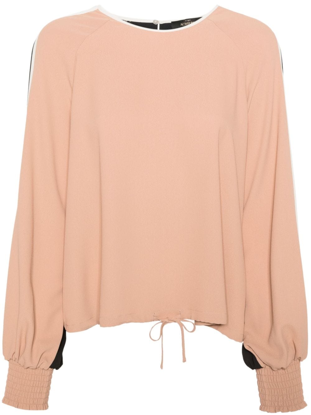 TWINSET colour-block crepe blouse - Neutrals von TWINSET