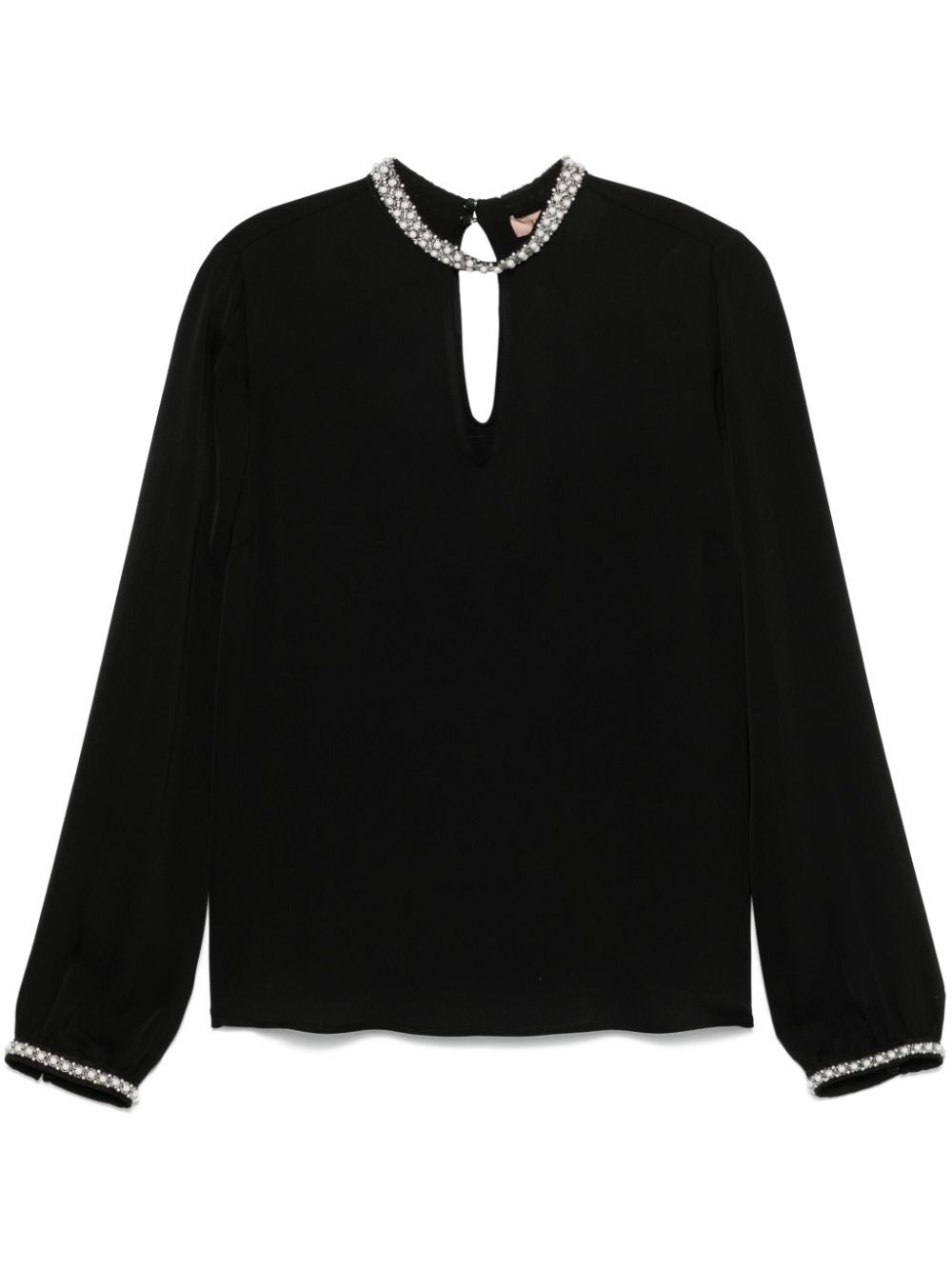 TWINSET crepe blouse - Black von TWINSET