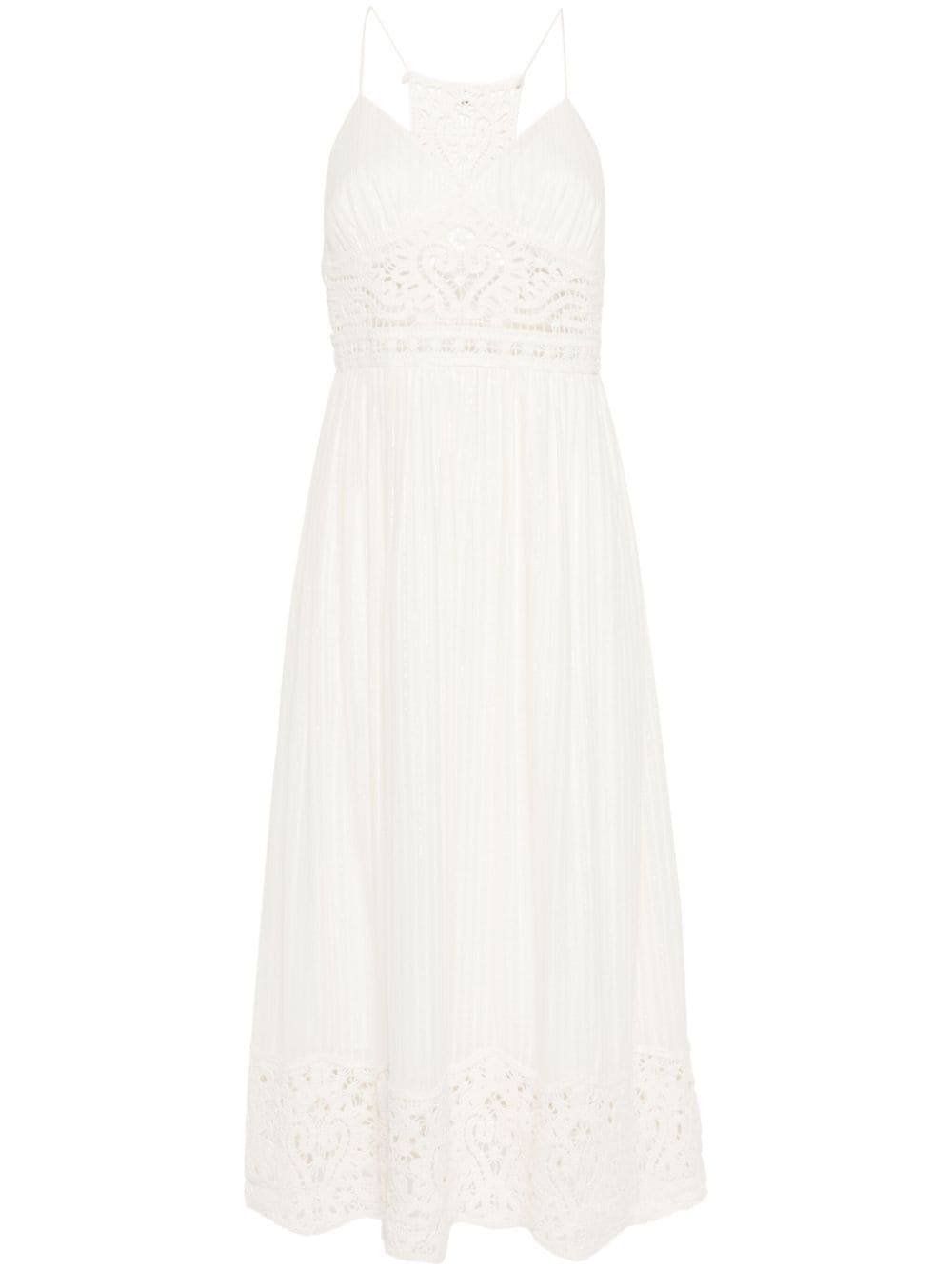 TWINSET crochet-detailing dress - Neutrals von TWINSET