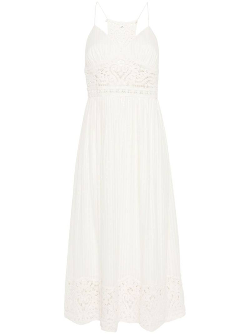 TWINSET crochet-detailing dress - Neutrals von TWINSET