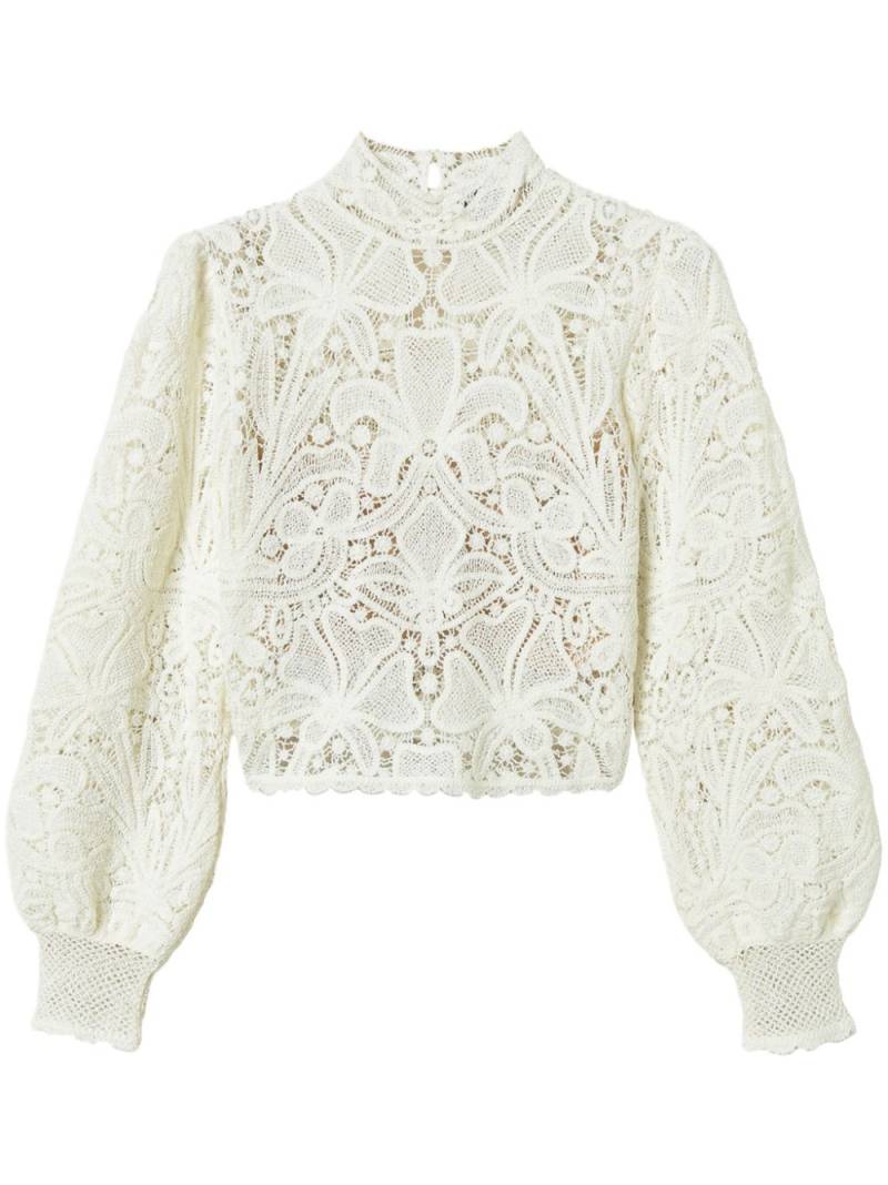 TWINSET crochet-knit top - White von TWINSET