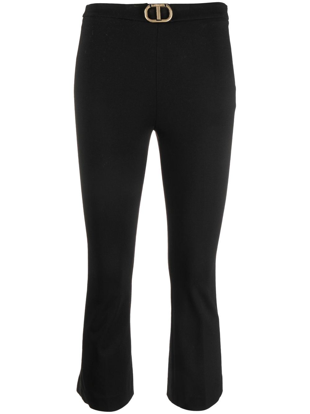 TWINSET cropped tailored trousers - Black von TWINSET