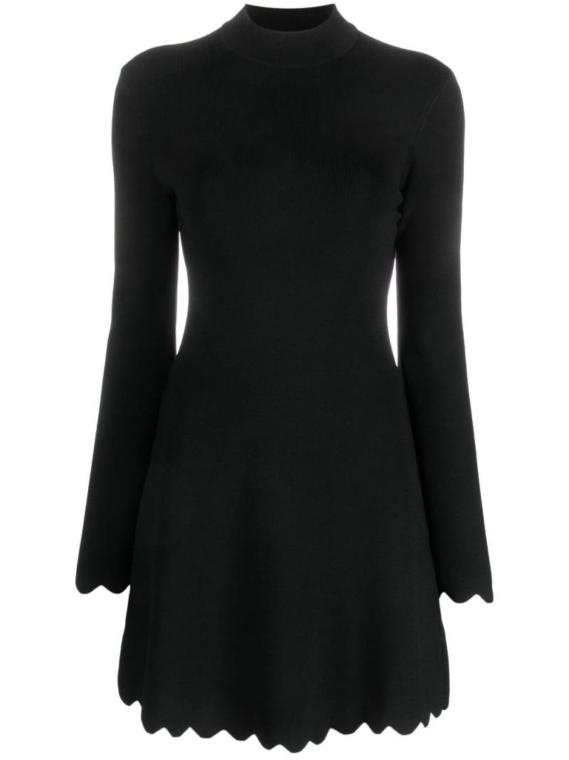 TWINSET cut-out high-neck minidress - Black von TWINSET