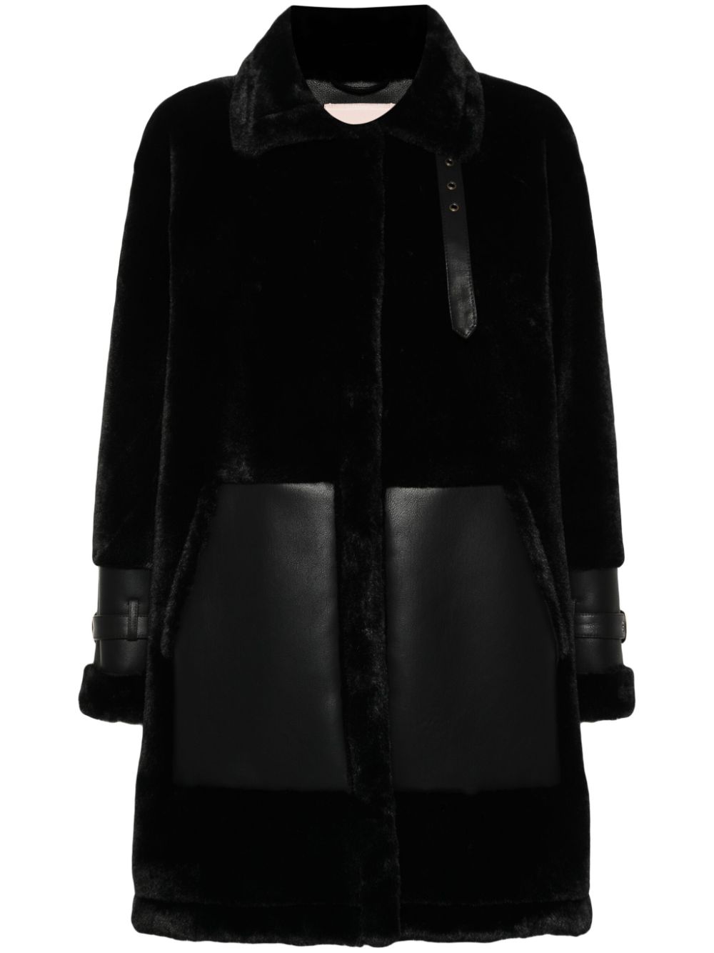 TWINSET faux-fur coat - Black von TWINSET