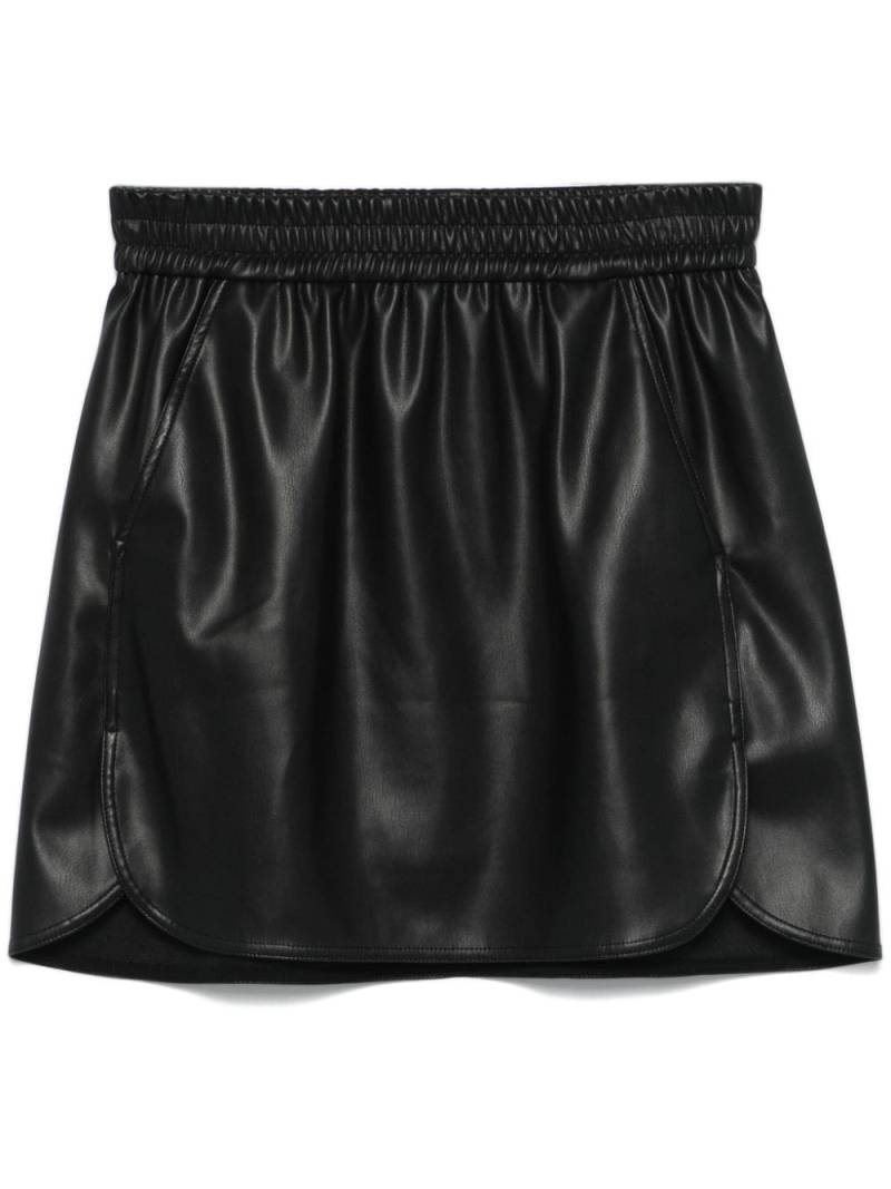 TWINSET faux-leather mini skirt - Black von TWINSET