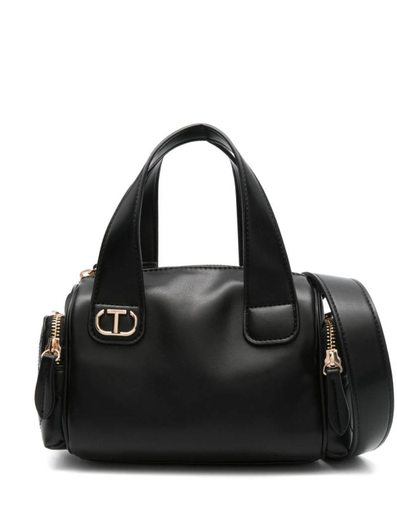 TWINSET faux-leather tote bag - Black von TWINSET