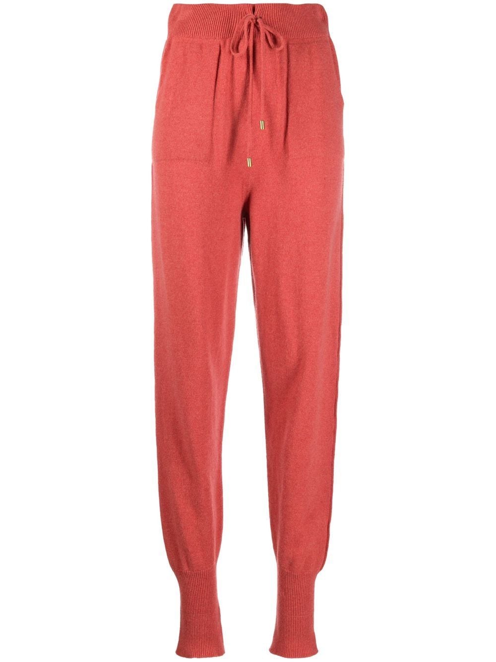 TWINSET fine-knit virgin wool-cashmere trousers - Red von TWINSET