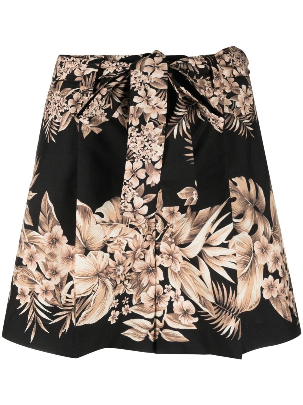 TWINSET floral-print detail shorts - Black von TWINSET