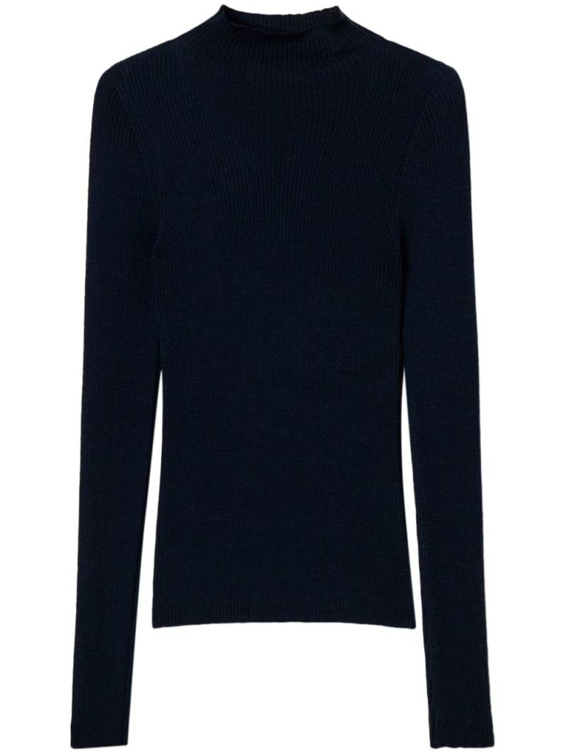 TWINSET high-neck seamless sweater - Blue von TWINSET