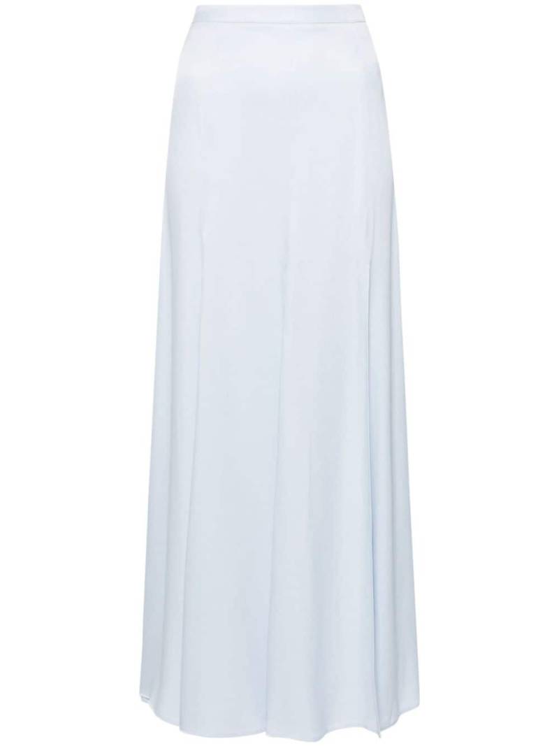 TWINSET high-waisted flared maxi skirt - Blue von TWINSET