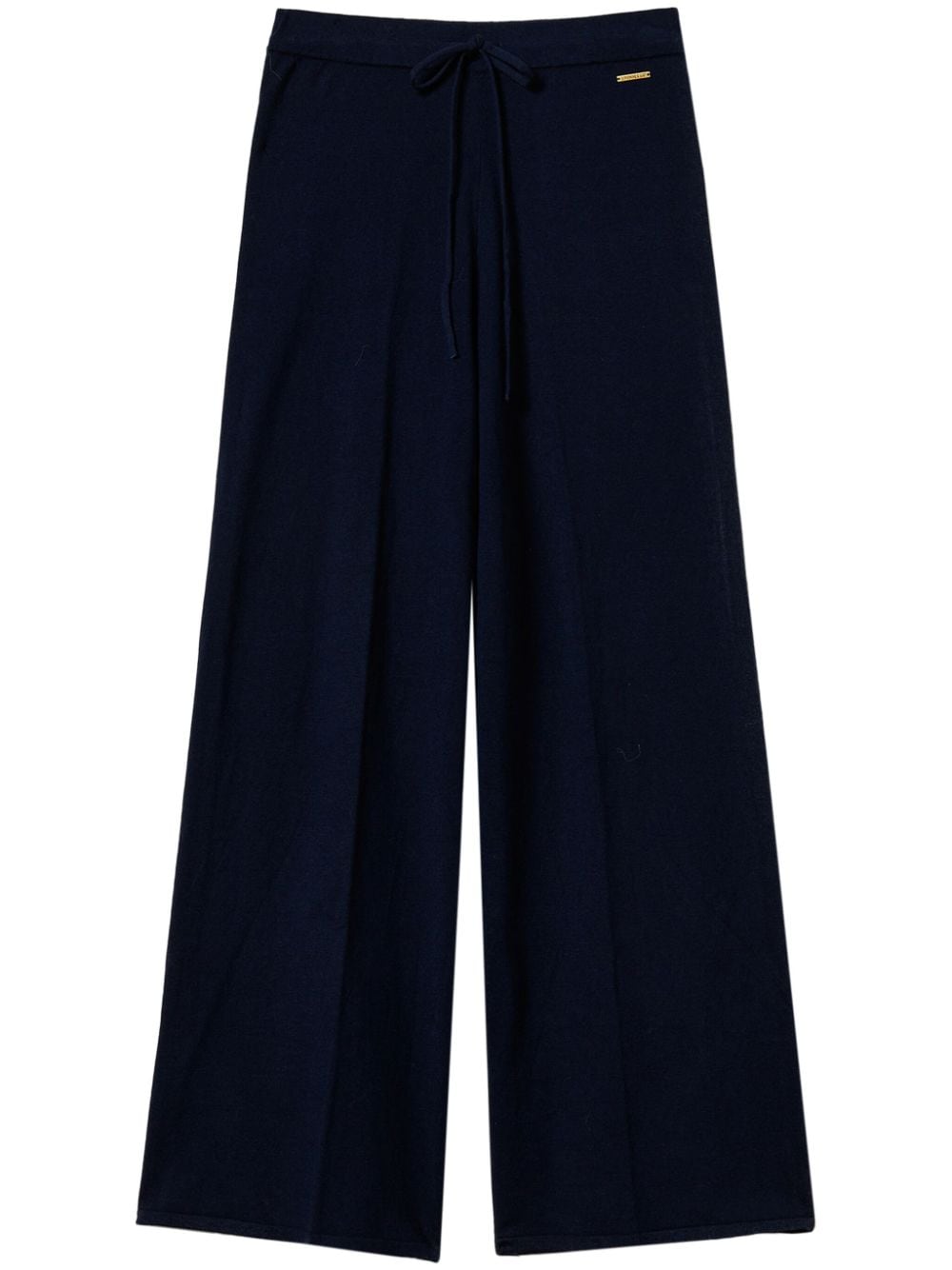 TWINSET knitted palazzo pants - Black von TWINSET