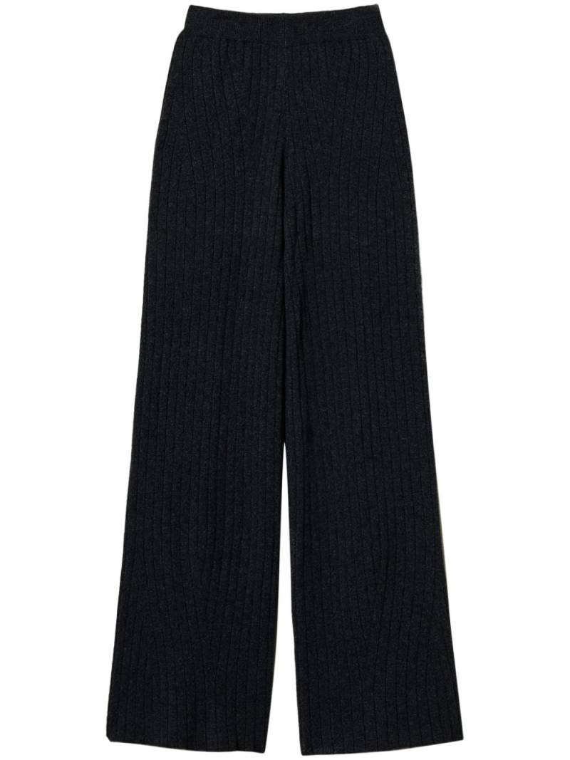 TWINSET knitted palazzo pants - Grey von TWINSET