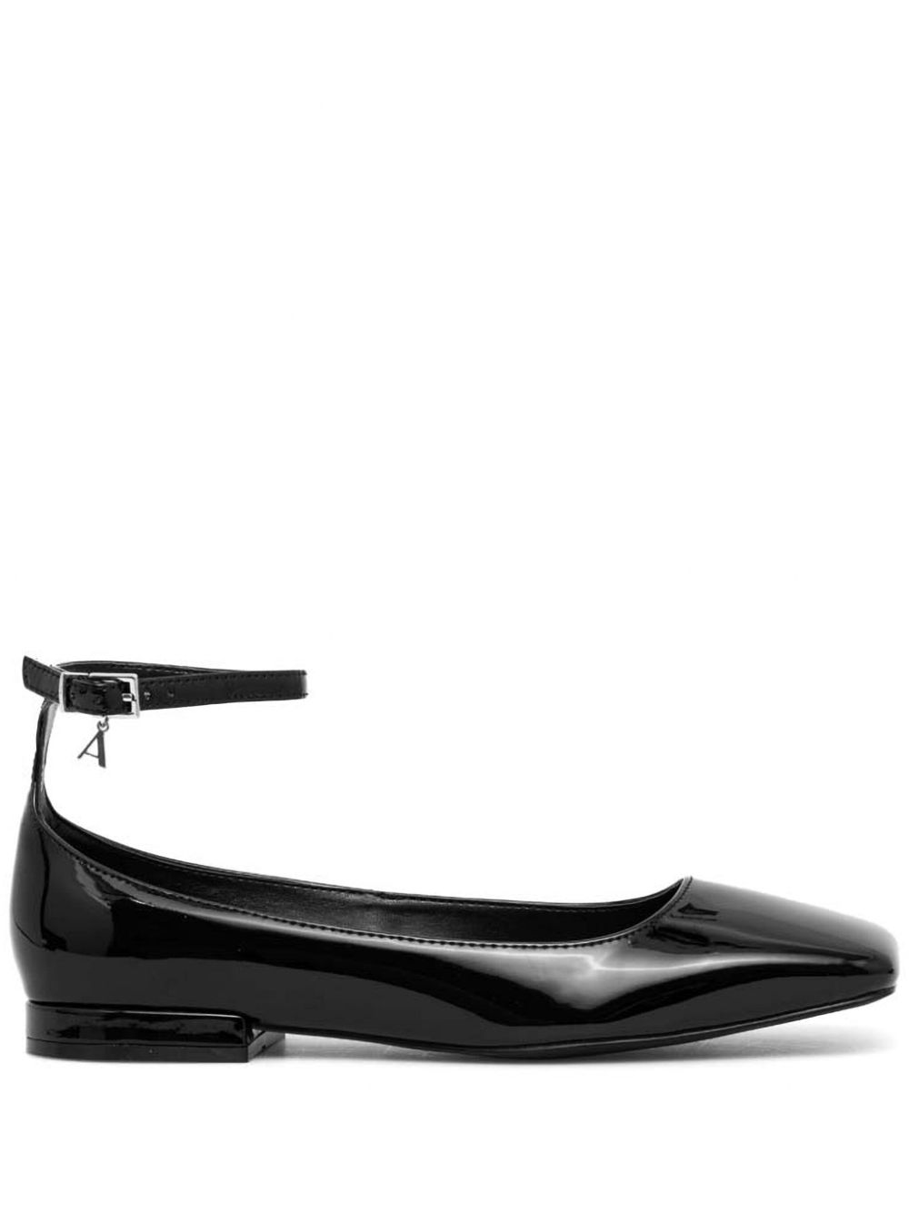 TWINSET leather ballet flats - Black von TWINSET