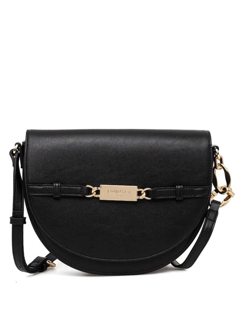 TWINSET logo-engraved crossbody bag - Black von TWINSET