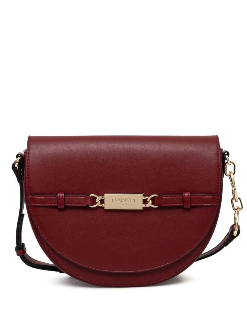 TWINSET logo-engraved crossbody bag - Red von TWINSET