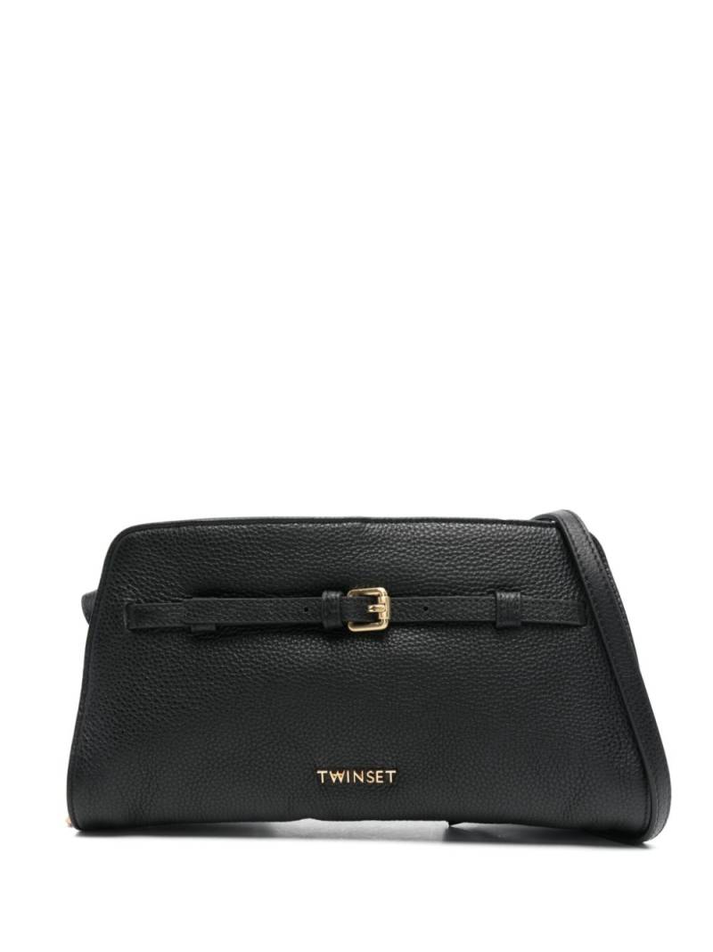 TWINSET logo-lettering cross body bag - Black von TWINSET