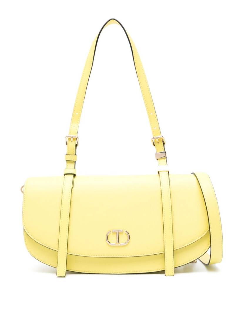 TWINSET logo-plaque tote bag - Yellow von TWINSET