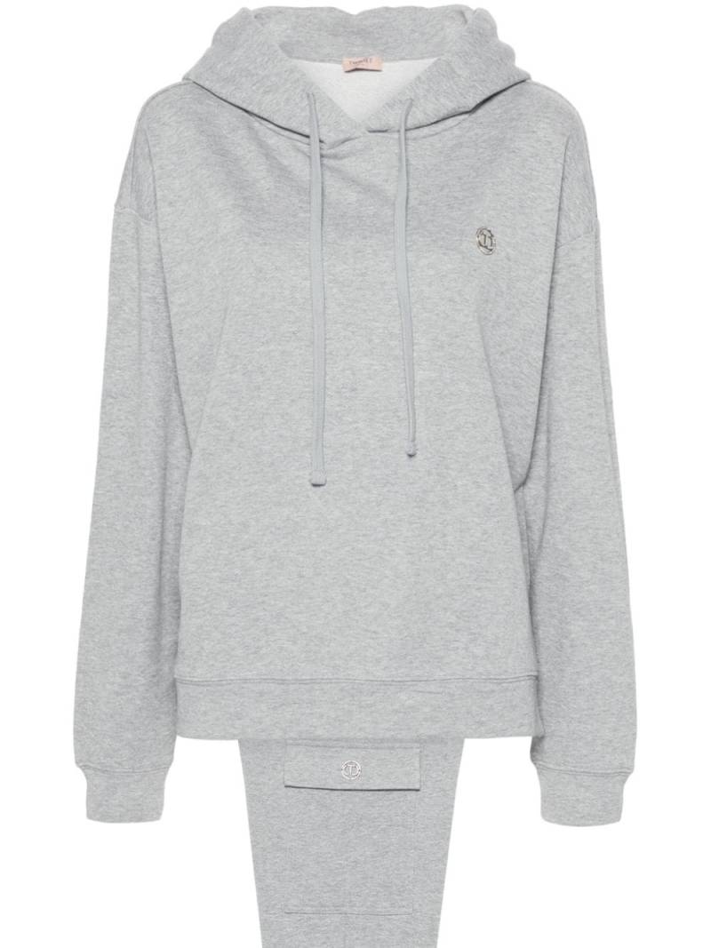 TWINSET logo-plaque tracksuit - Grey von TWINSET