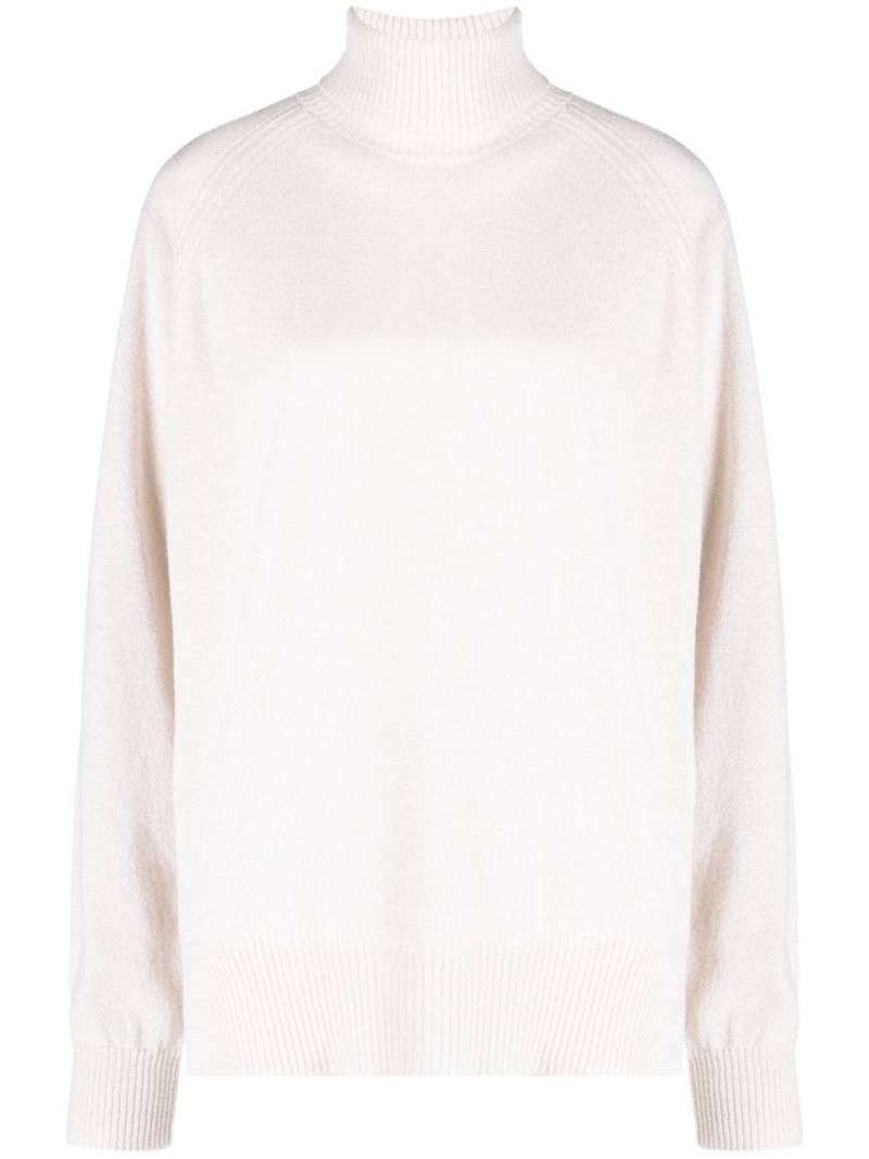 TWINSET lurex roll-neck jumper - Neutrals von TWINSET