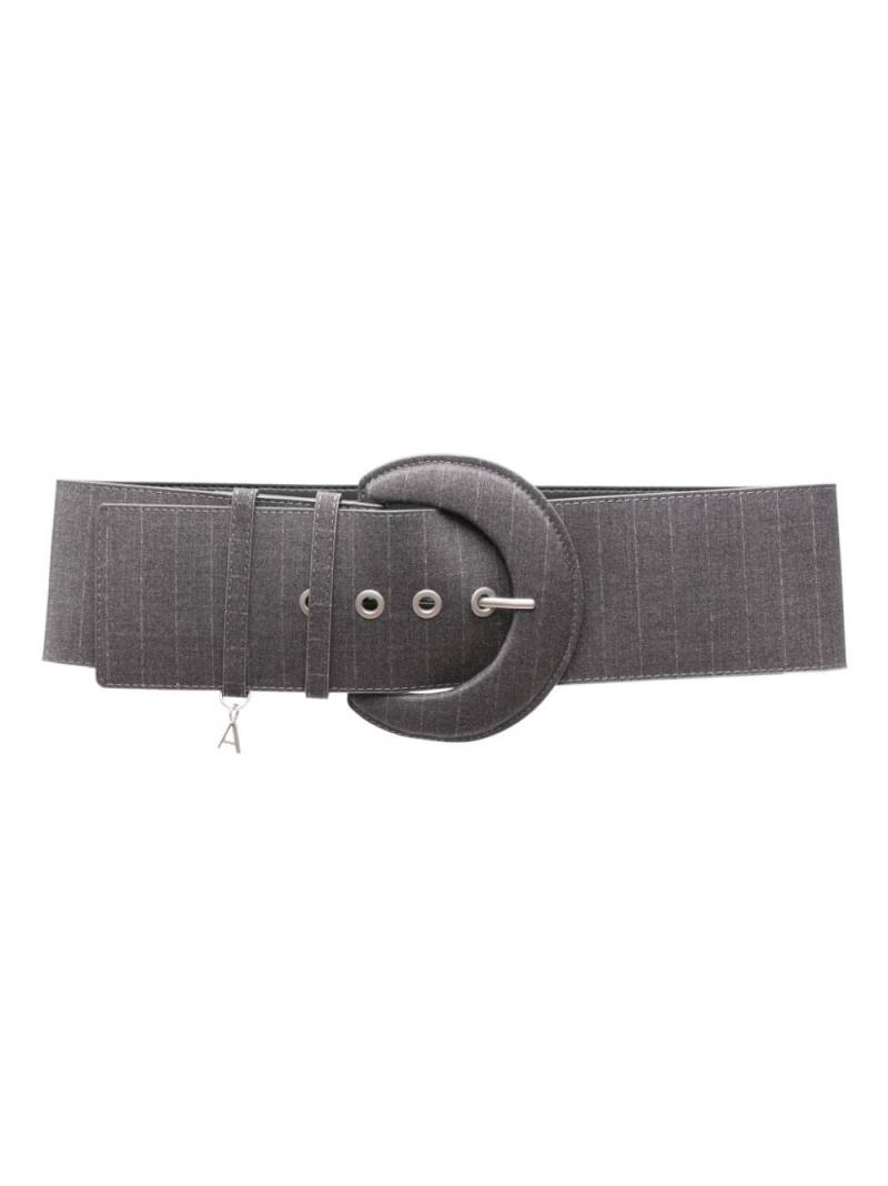 TWINSET mélange-effect striped belt - Grey von TWINSET