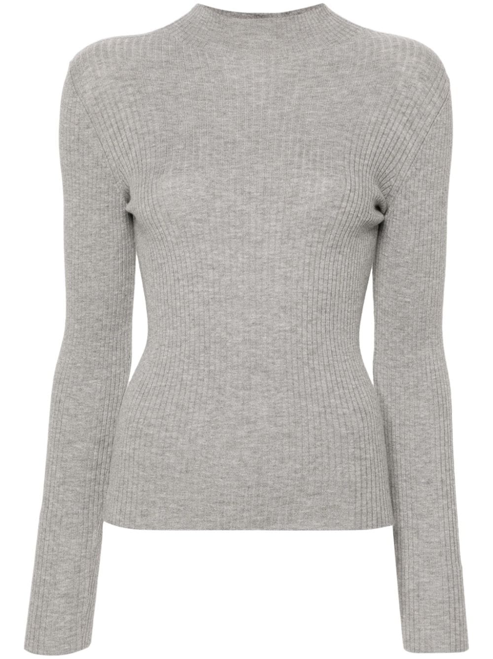 TWINSET mélange ribbed-knit jumper - Grey von TWINSET