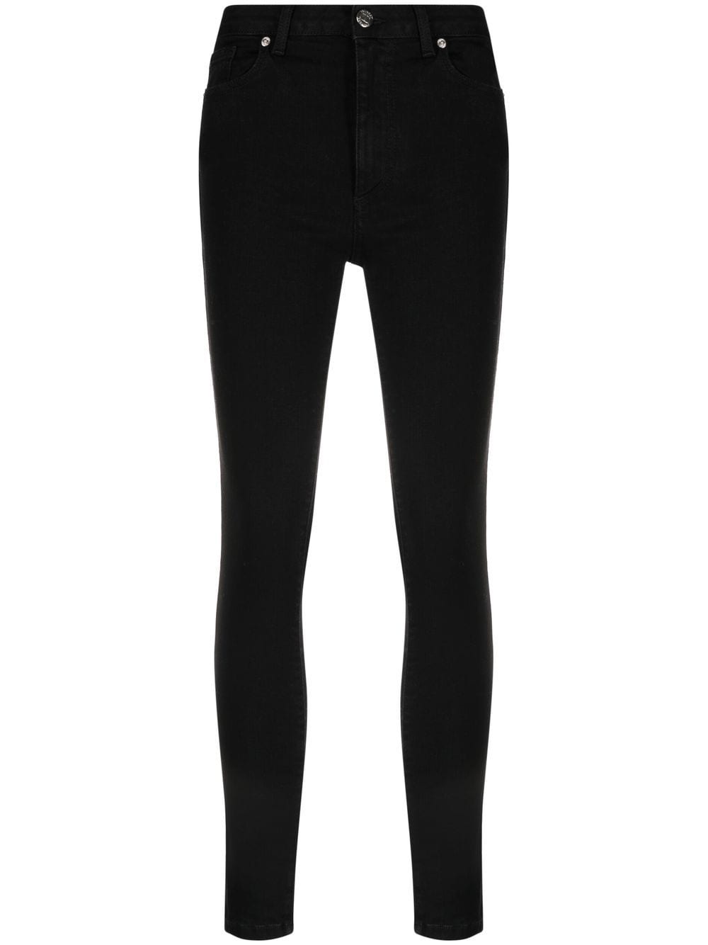 TWINSET mid-rise skinny jeans - Black von TWINSET