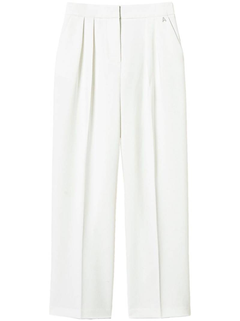 TWINSET pleated tailored trousers - White von TWINSET