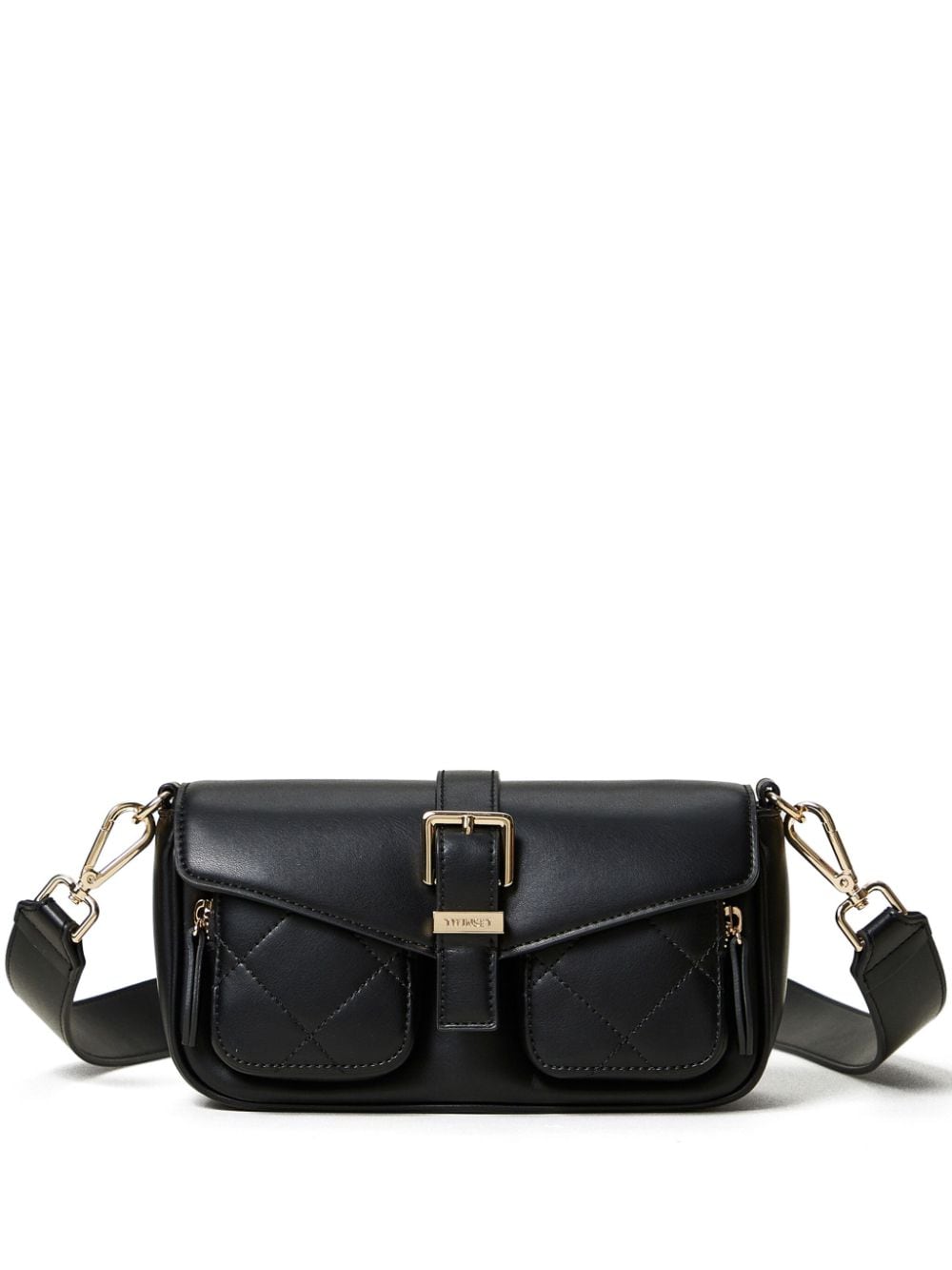 TWINSET quilted-pockets shoulder bag - Black von TWINSET