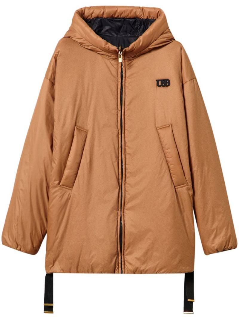 TWINSET reversible padded jacket - Brown von TWINSET