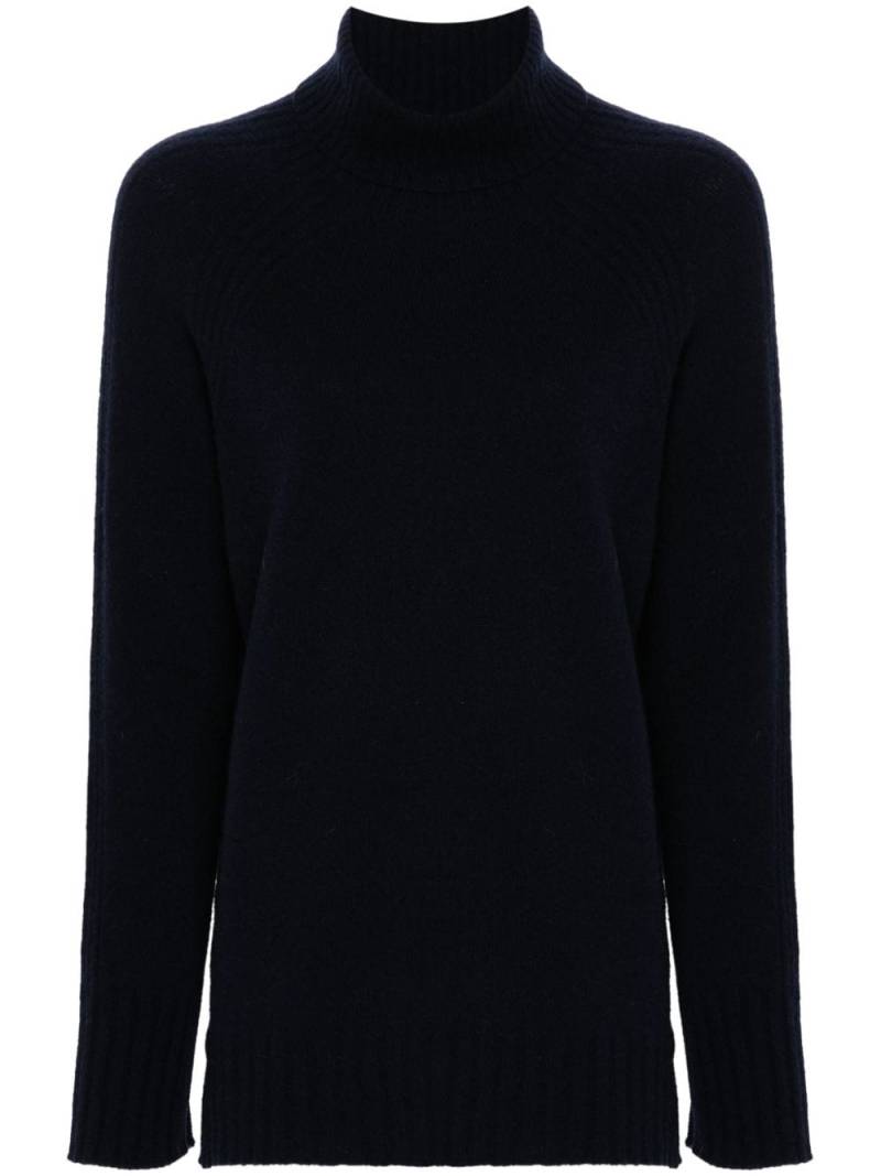 TWINSET roll-neck wool-cashmere blend jumper - Blue von TWINSET