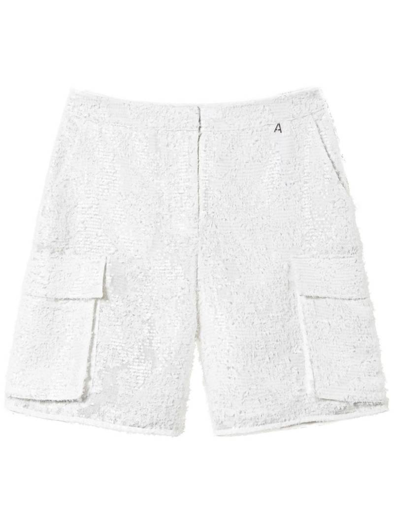 TWINSET sequin-embellished shorts - White von TWINSET